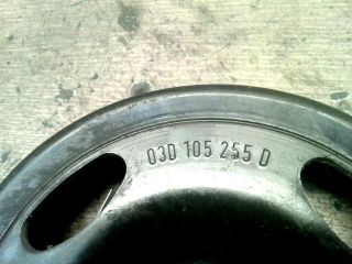 bontott VW POLO IV Főtengely Szíjtárcsa