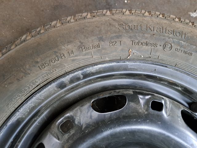 bontott VW POLO IV Acélfelni Gumival (1 db)