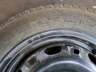 bontott VW POLO IV Acélfelni Gumival (1 db)