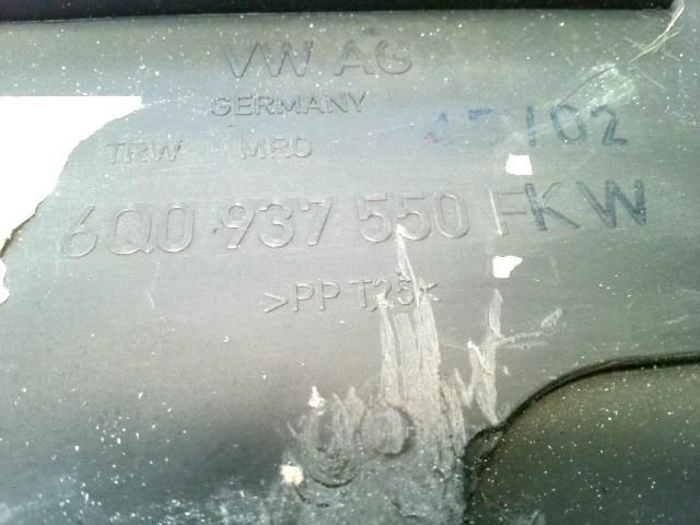 bontott VW POLO IV Akkumulátor Védő Lemez