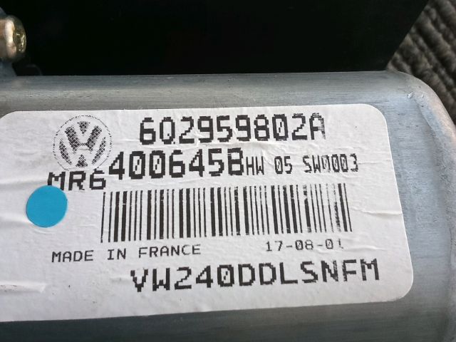 bontott VW POLO IV Bal első Ablakemelő Motor