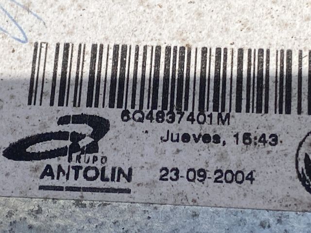 bontott VW POLO IV Bal első Ablakemelő Szerkezet (Mechanikus)