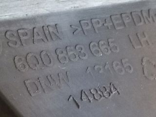 bontott VW POLO IV Bal első Lökhárító Vakborítás