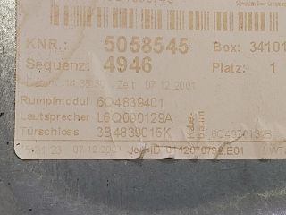 bontott VW POLO IV Bal hátsó Ablakemelő Szerkezet (Mechanikus)