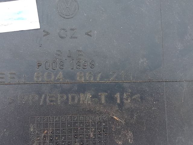 bontott VW POLO IV Bal hátsó Ajtó Kárpit