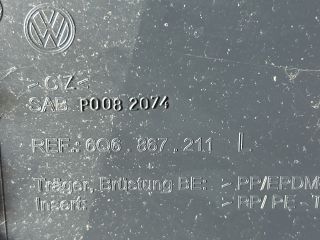 bontott VW POLO IV Bal hátsó Ajtó Kárpit