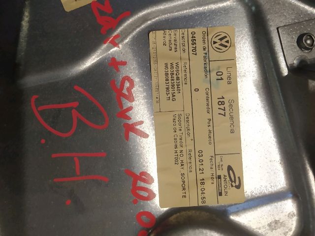 bontott VW POLO IV Bal hátsó Ajtózár Motor