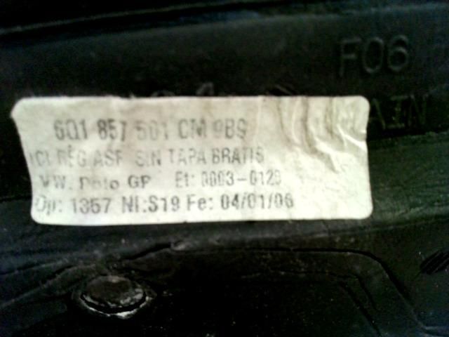 bontott VW POLO IV Bal Visszapillantó Tükör (Elektromos)