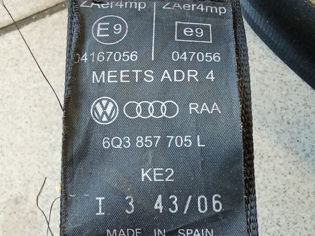 bontott VW POLO IV Első Biztonsági Öv Pár (Feszítővel)