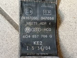 bontott VW POLO IV Első Biztonsági Öv Pár (Feszítővel)