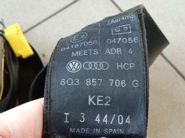 bontott VW POLO IV Első Biztonsági Öv Pár (Feszítővel)