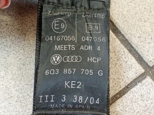 bontott VW POLO IV Első Biztonsági Öv Pár (Feszítővel)