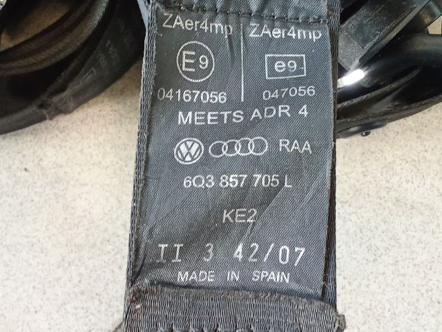 bontott VW POLO IV Első Biztonsági Öv Pár (Feszítővel)