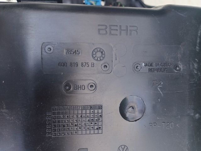 bontott VW POLO IV Fűtés Box