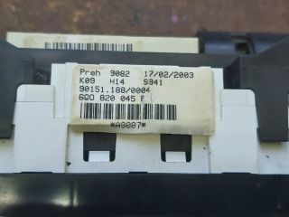 bontott VW POLO IV Fűtéskapcsoló (manuális klímás)