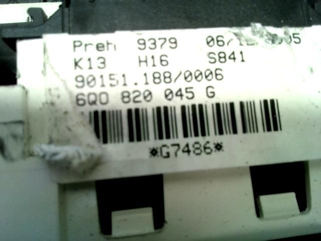 bontott VW POLO IV Fűtéskapcsoló