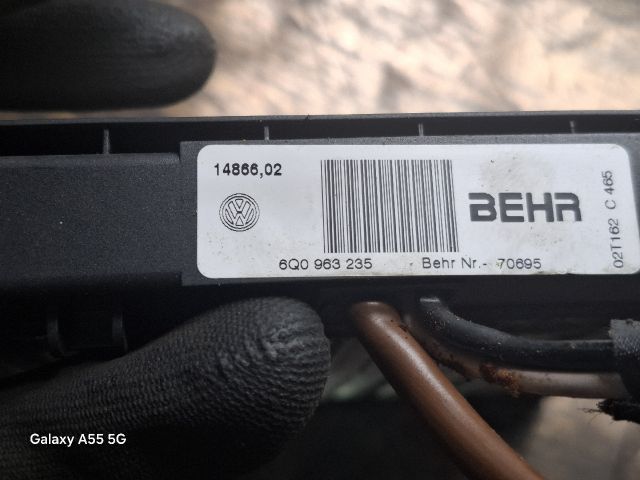 bontott VW POLO IV Fűtőradiátor (Elektromos)