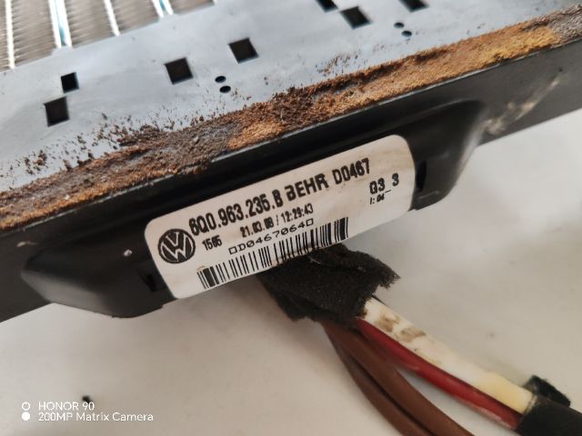 bontott VW POLO IV Fűtőradiátor (Elektromos)