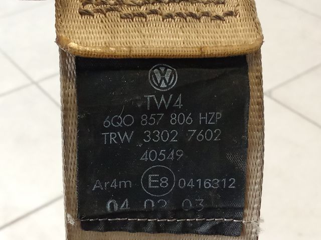 bontott VW POLO IV Hátsó Biztonsági Öv Szett