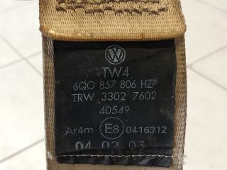 bontott VW POLO IV Hátsó Biztonsági Öv Szett