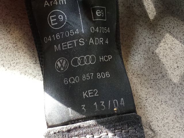 bontott VW POLO IV Hátsó Biztonsági Öv Szett