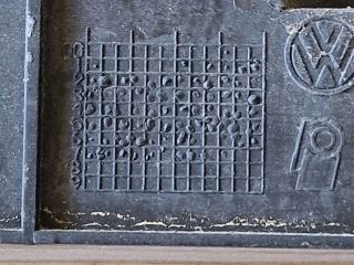 bontott VW POLO IV Hátsó középső Lökhárító Tartó (Műanyag)