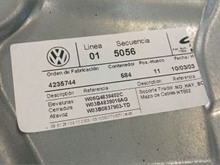 bontott VW POLO IV Jobb hátsó Ablakemelő Szerkezet (Mechanikus)