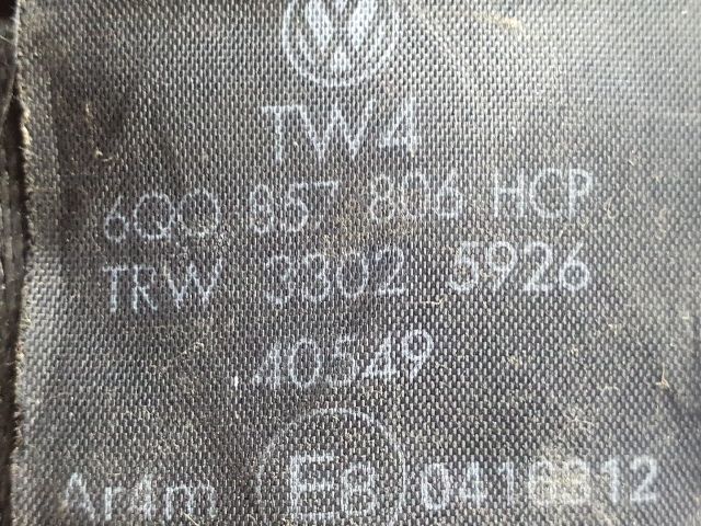 bontott VW POLO IV Jobb hátsó Biztonsági Öv