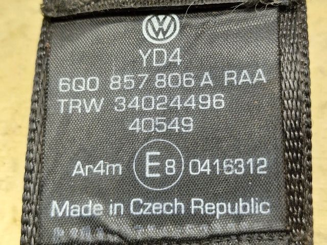 bontott VW POLO IV Jobb hátsó Biztonsági Öv