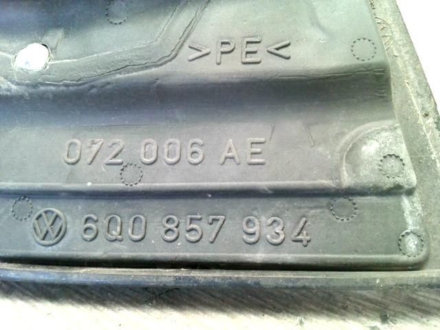 bontott VW POLO IV Jobb Visszapillantó Tükör (Elektromos)