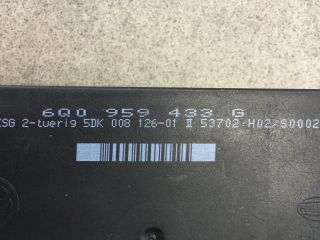 bontott VW POLO IV Komfort Elektronika