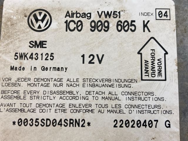 bontott VW POLO IV Légzsák Elektronika