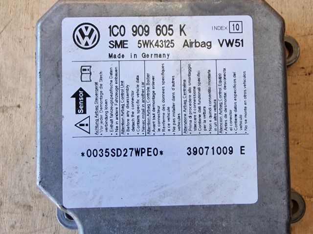 bontott VW POLO IV Légzsák Elektronika