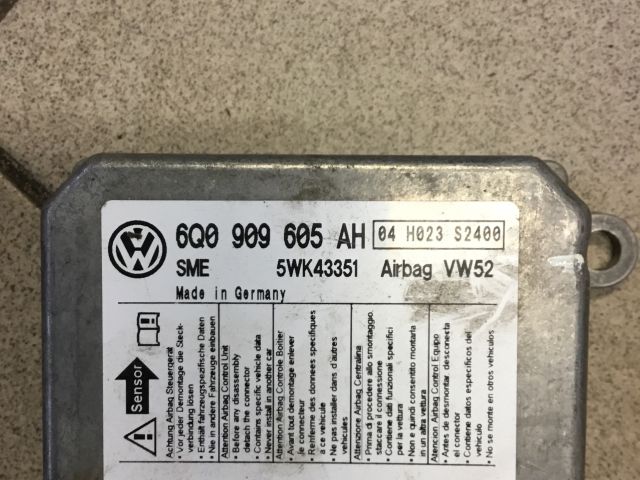 bontott VW POLO IV Légzsák Elektronika