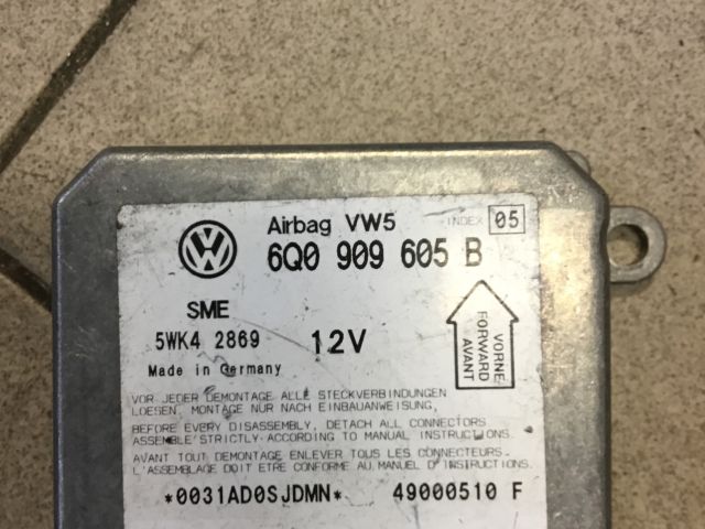 bontott VW POLO IV Légzsák Elektronika