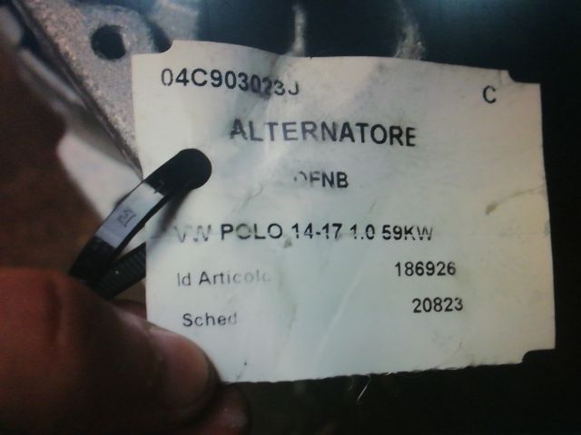 bontott VW POLO V Generátor