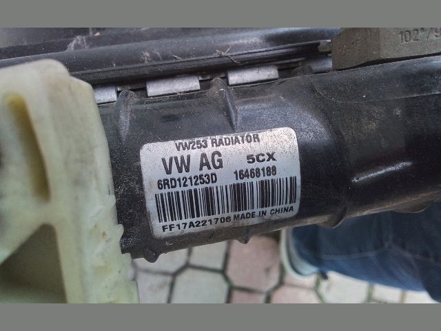 bontott VW POLO V Hűtő Ventilátor(ok), Radiátor(ok) Szett