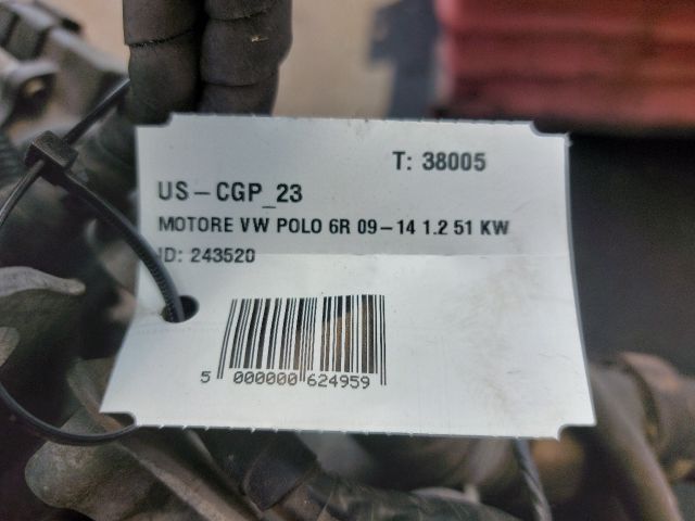 bontott VW POLO V Komplett Motor (Segédberendezésekkel)