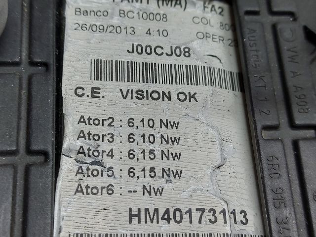 bontott VW POLO V Akkumulátor Saru Elektronikával