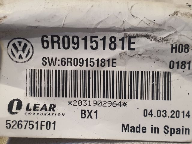 bontott VW POLO V Akkumulátor Saru Elektronikával