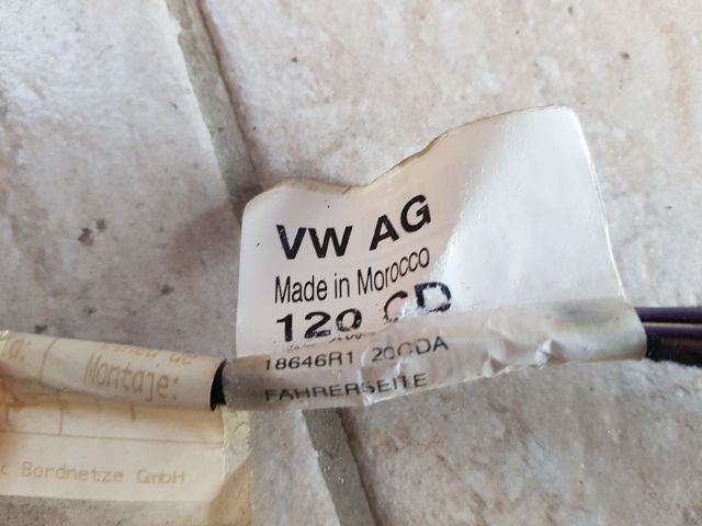 bontott VW POLO V Bal első Ajtó Kábelköteg