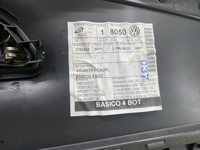 bontott VW POLO V Bal első Ajtó Kárpit