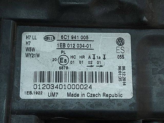 bontott VW POLO V Bal Fényszóró