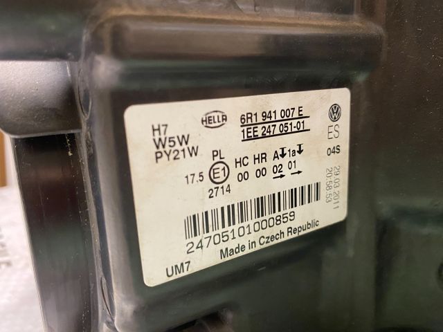 bontott VW POLO V Bal Fényszóró