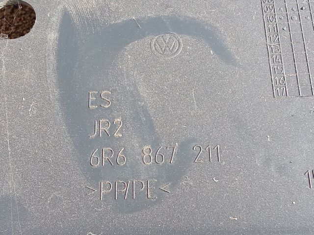 bontott VW POLO V Bal hátsó Ajtó Kárpit