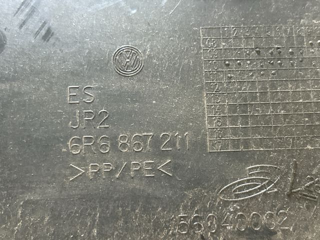 bontott VW POLO V Bal hátsó Ajtó Kárpit