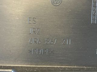 bontott VW POLO V Bal hátsó Ajtó Kárpit