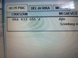 bontott VW POLO V Bal hátsó Ajtó (Részeivel)