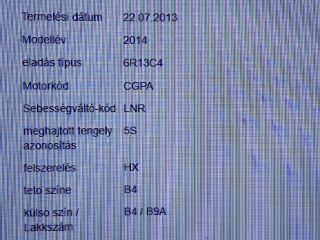 bontott VW POLO V Bal hátsó Ajtó (Üres lemez)