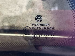 bontott VW POLO V Bal hátsó Fixüveg (Ajtóban)